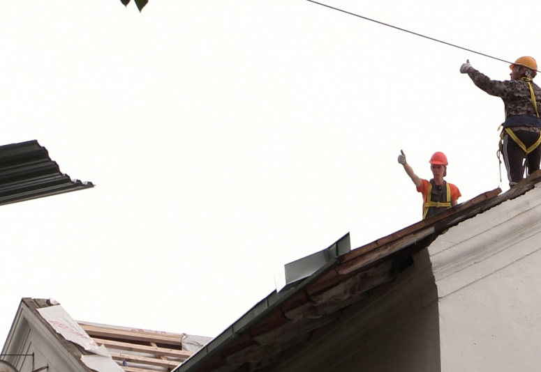 В Кольчугино капитально ремонтируют дом, пострадавший от серьезного пожара